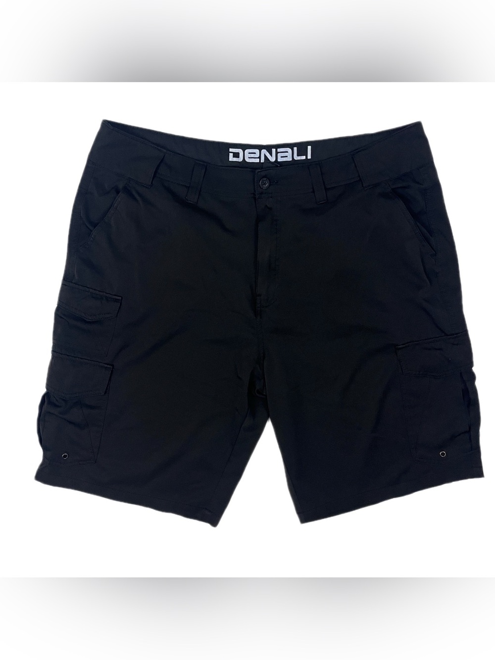 Denali Men's Black Cargo Stretch Shorts